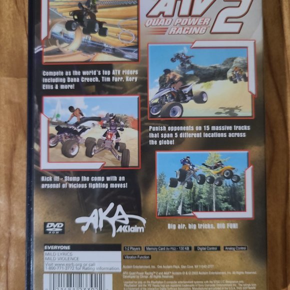 ATV 2 Quad Power Racing Playstation 2 game (CIB) - Picture 4 of 4